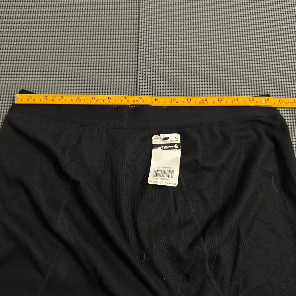 Carhartt Force Mens Black Thermal Base Layer Bottoms MBL115 BLK XL Regular